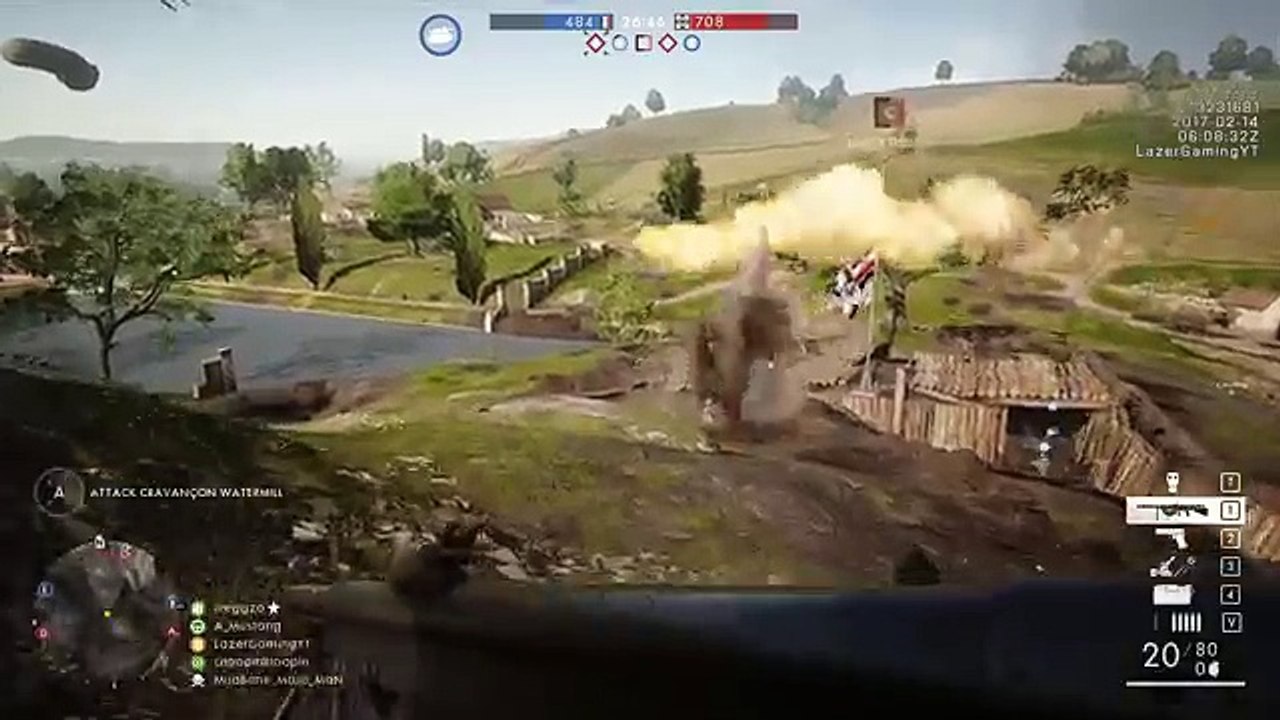 Battlefield 1 Chauchat LMG Gameplay! - They Shall Not Pass DLC