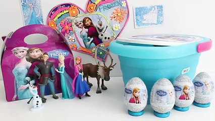 FROZEN Picnic Basket Playset Frozen Surprise Eggs Toys Canasta con Huevos Sorpresa Frozen
