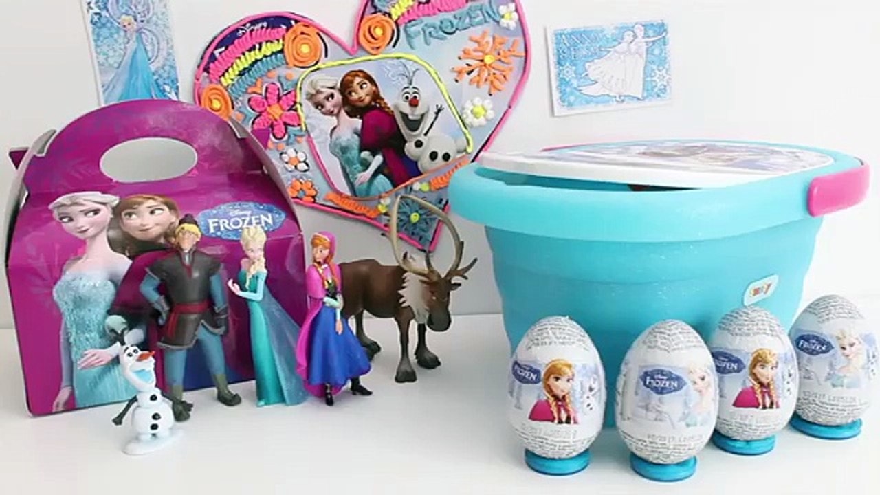 FROZEN Picnic Basket Playset Frozen Surprise Eggs Toys Canasta con Huevos Sorpresa Frozen