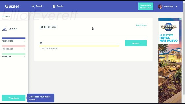 Forms of préférer (to prefer) Walkthrough Commentary EverettElliot (French)