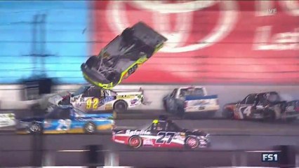 Finish Crafton Flip 2017 Nascar Truck Series Daytona