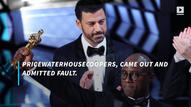 PricewaterhouseCoopers takes blame for Oscars mishap