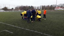 Charlemagne - FC La Louve vétérans vidéo 5  Mise au point de notre ami et sponsor John à la mi-temps