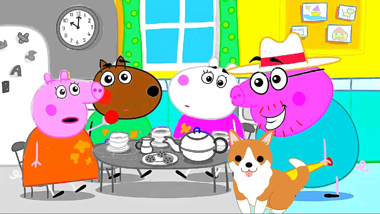 Coloring Pages Peppa Pig Daddy Pigs Playing Baseball. Peppa Coloring Book #55