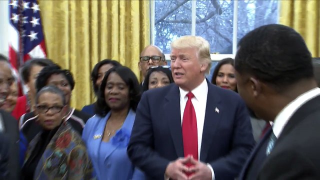Trump meets with leaders of black colleges at the White House