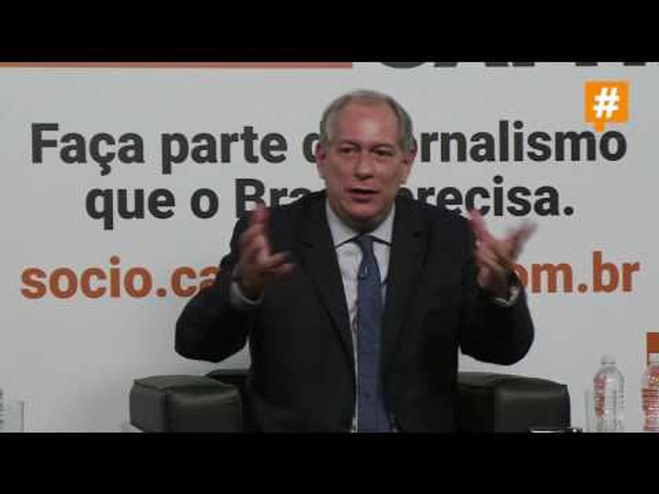 Ciro Gomes: "Nosso povo está com medo"