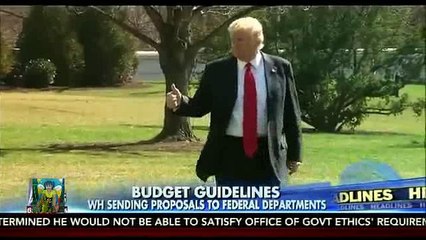 Trump Budget to call for massive decrease in EPA spending, massive increase in DEFENSE…