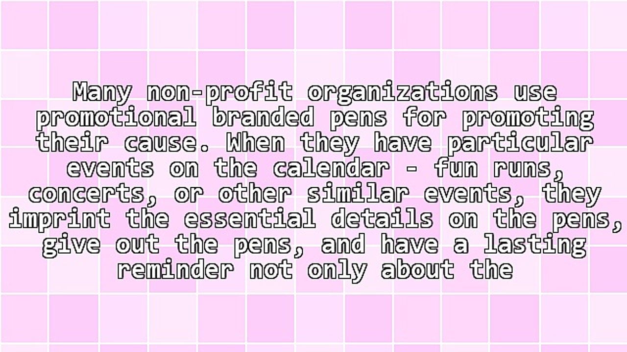 The Many Uses of Promotional Branded Pens