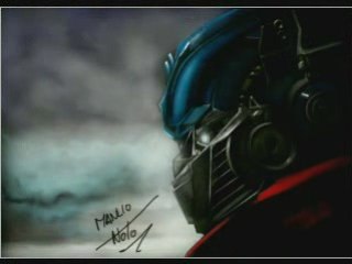 Transformers speed painting in photoshop 7