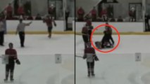Hockey Player ATTACKS Ref with Cheap Shot After Leaving Penalty Box, Gets ARRESTED