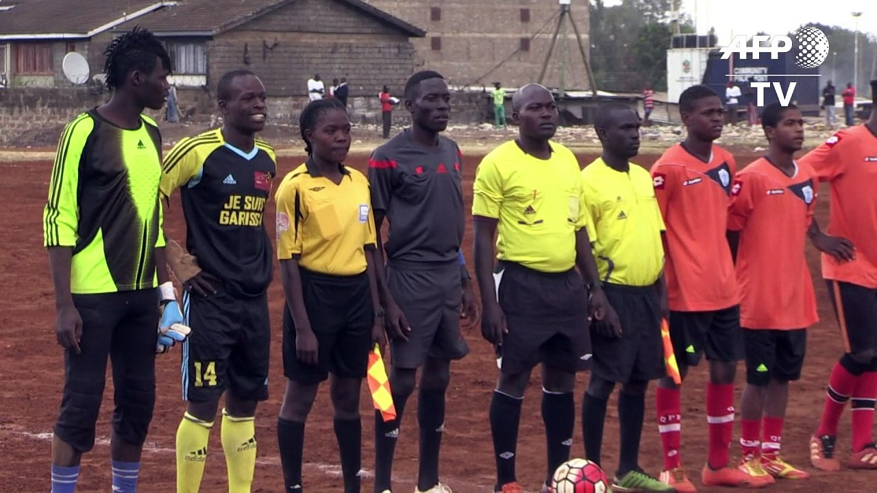 Kenya: footballeur d'un bidonville pour une poi...