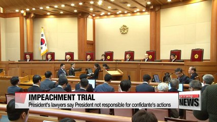 Download Video: Constitutional Court hears closing arguments in impeachment trial