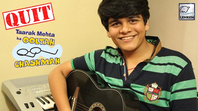 Bhavya Gandhi Aka Tapu QUITS 'Taarak Mehta Ka Ooltah Chashmah'