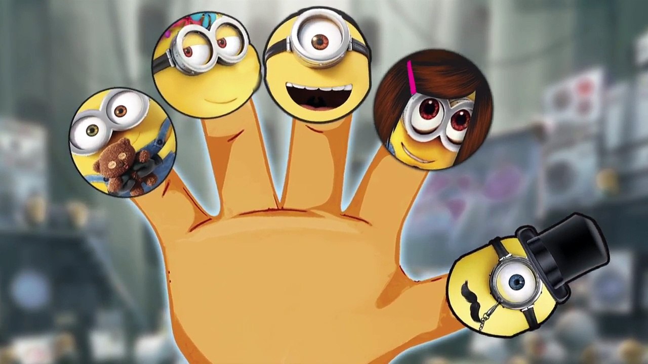 Lollipop MINIONS Finger Family Daddy Finger Song MINIONS LoliPOP Nursery Rhymes Cookie Tv Video