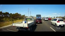 Cop Pulls Over Truck on Foot