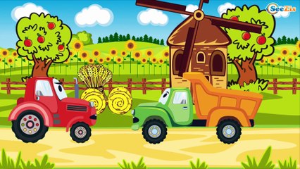 Cars & Trucks for children | Ambulance - Emergency Vehicles | Cartoons for kids