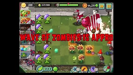 Plants vs Zombies 2 - Modern Day - Day 30: Dont Trample the Flowers