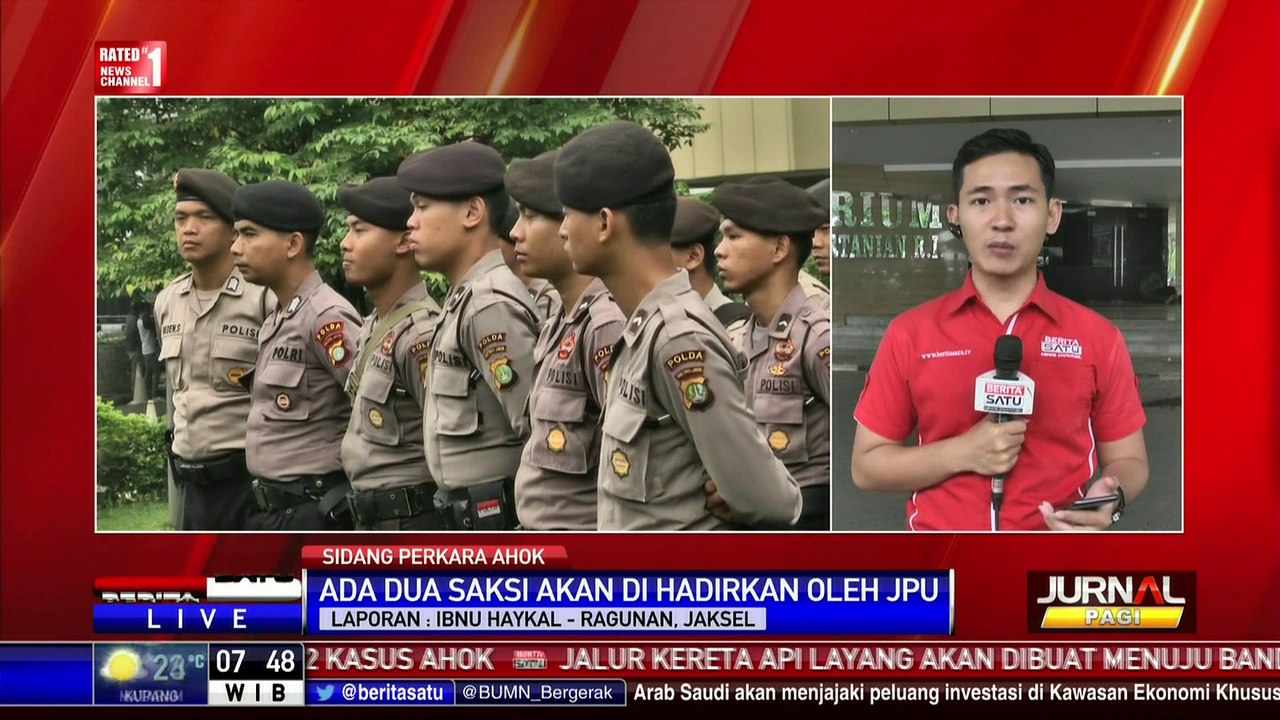 Sidang Ahok, JPU Hadirkan Ahli Pidana dan Ahli Agama