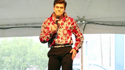 Taylor Rodriguez sings 'Long Tall Sally' Elvis Week 2016