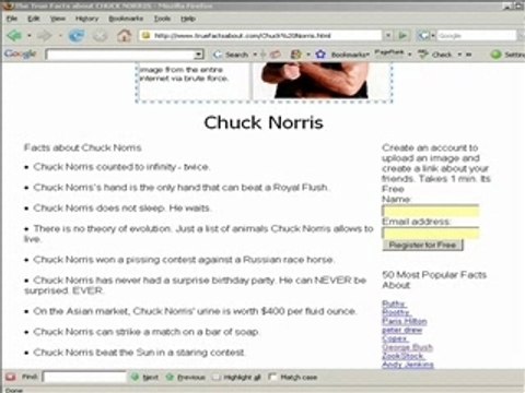 True Facts About Chuck Norris