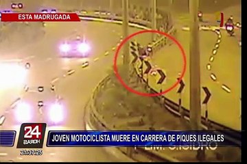 Policías vienen investigando la muerte de joven motociclista