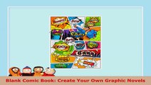 READ ONLINE  Blank Comic Book Create Your Own Graphic Novels