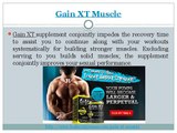Gain XT Muscle - Natural Testosterone Booster Supplements
