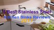 5 Best Stainless Steel Kitchen Sinks Review - 2017 | Best Stainless Steel Sinks For The Money