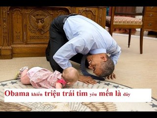 Tin mới nhất về Obama -Tổng thống Obama khiến hàng triệu trái tim yêu mến là đây