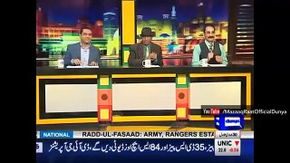 Mazaaq Raat - Waseem Abbas and Ahmed Jahanzeb - 22 February 2017-مذاق رات