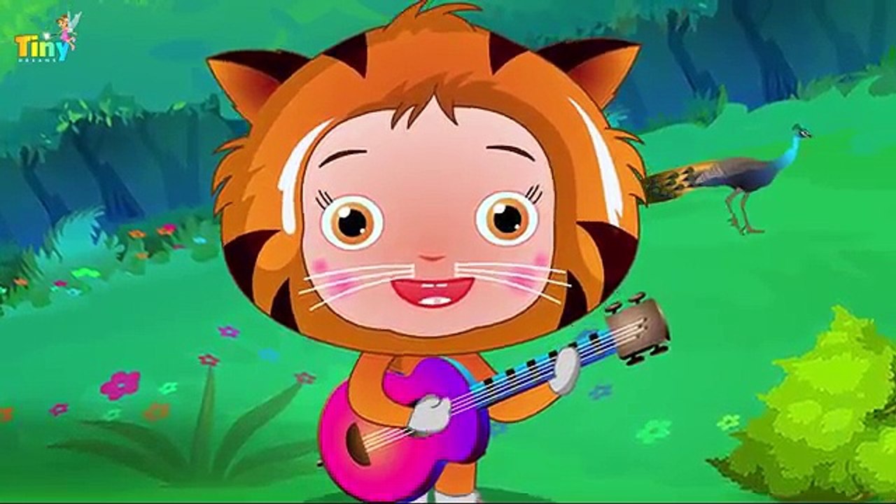 Five Little Monkeys Childrens Nursery Rhymes- Kids & Baby Songs