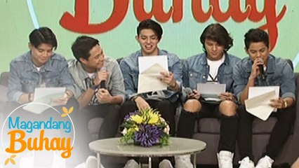 Magandang Buhay: BoybandPH members' letters' from their families