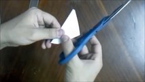 Guide fold-cut paper snowflakes shape