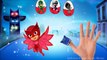 Pj Masks Finger Family Song with Surprise Eggs - Pj Masks Nursery Rhymes Cartoon for Kids