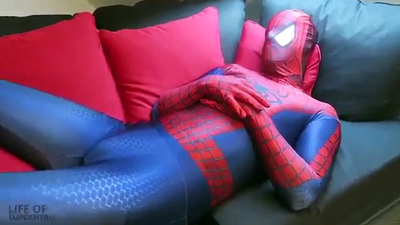 SEXY ELSA & SPIDERMAN vs JOKER! w/ Maleficent vs Frozen Elsa vs Joker & Prank, Real Life!