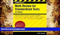 BEST PDF  CliffsNotes Math Review for Standardized Tests 3rd Edition BTPS Testing TRIAL EBOOK