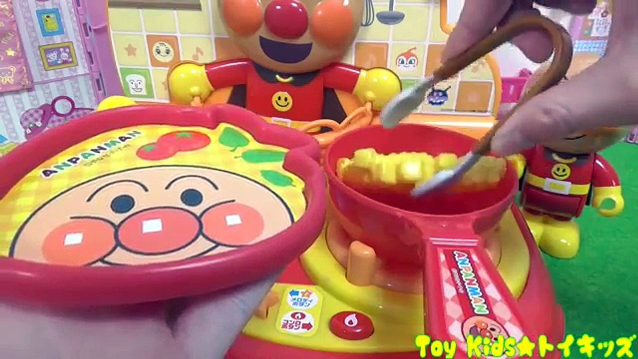 アンパンマン アニメおもちゃ ひまわりのご飯を作ってあげよう❤料理 キッチン ままごと  To...