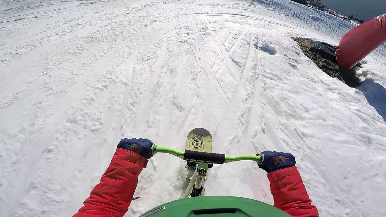 Session Snowscoot Collet d'Allevard Fevrier 2017