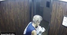 Voleur coincé avec sa victime dans un ascenseur lol FAIL