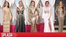 Las actrices principales de Hollywood brillan en los Oscars