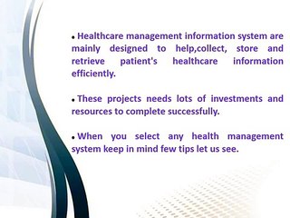 Top 3 Tricks To Remember About Healthcare Management System