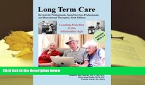 Free PDF Long-Term Care for Activity Professionals, Social Services Professionals, and