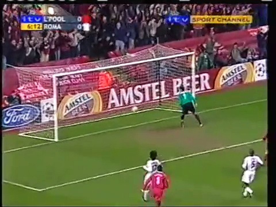 19.03.2002 - 2001-2002 UEFA Champions League 2nd Group Round Group B Matchday 6 Liverpool 2-0 AS Roma