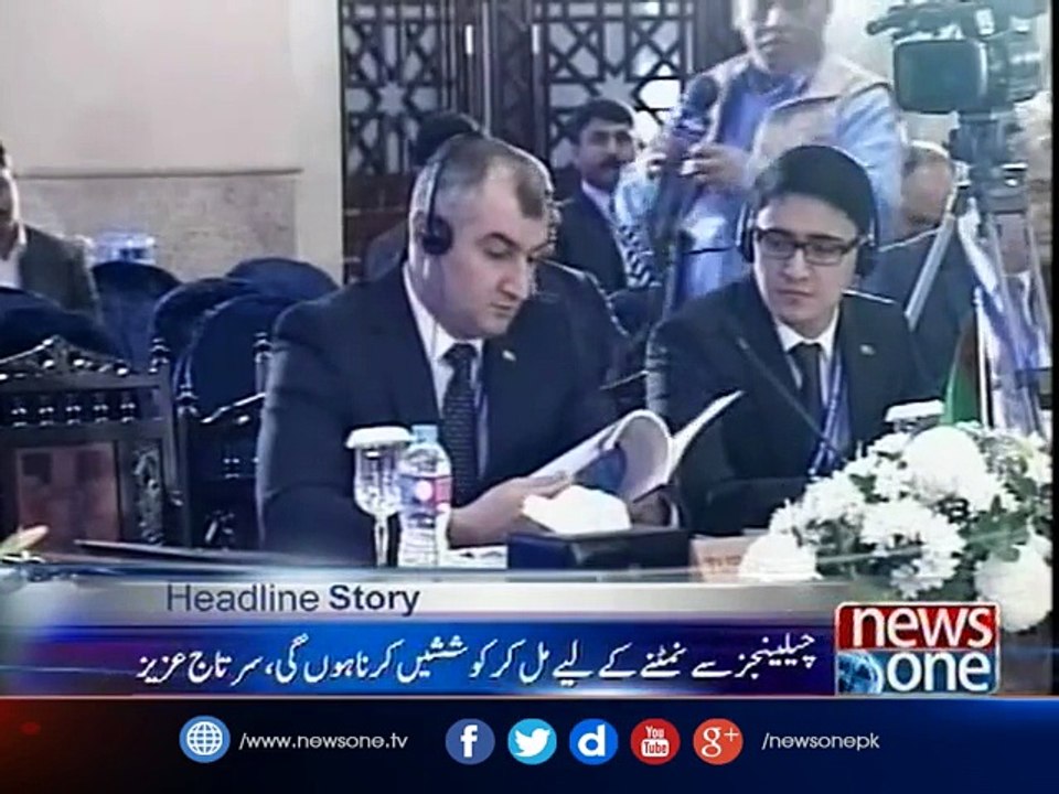 Sartaj Aziz calls for smooth trade among ECO countries