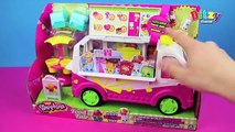 Shopkins Temporada 3 Cucharadas Camión De Helados Playset Feria De Comida