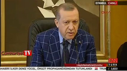 Erdoğan'dan 'Karargah rahatsız' haberine tepki