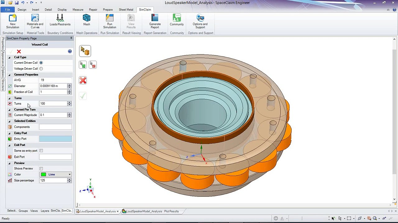 SimClaim CAD-Embedded Simulation for SpaceClaim