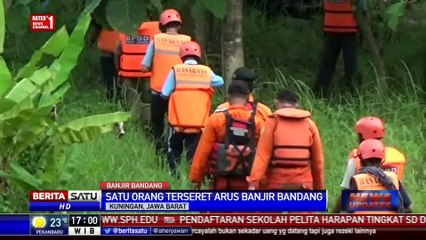 1 Orang di Indramayu Hilang Terseret Banjir Bandang