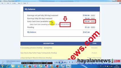 Cara melakukan Early Cash Out sosial media Empowr penghasil Dollar