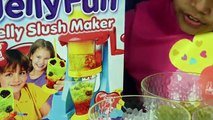 Jelly Fun Slushy Maker - DIY Giant Rainbow Slush Drinks - Gummy Candy Desserts Treats We a